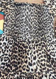Leopard Print Mini Dress