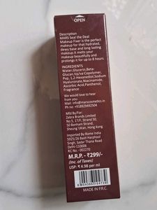 Mars (makeup Fixer spray) Seal The Deal Primer