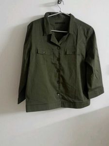 Olive Green Top New
