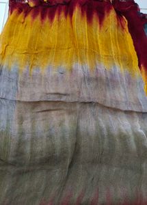 Chiffon Kurti Pent Duppta Set