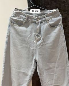 Ash Blue Wide Leg Jeans🎀