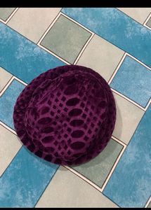 Purple Velvet Hat