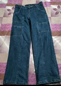 Dark Blue Denim Jeans