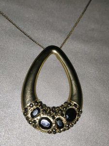 Pendant with Black Stones