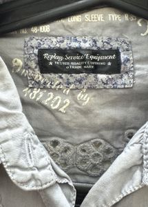 Stylish Grey Floral Shirt