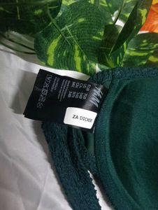 148.Green Halter Bikini Top 34B