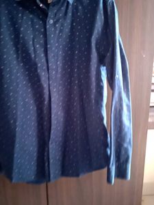 Stylish Blue Patterned Shirt