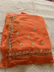 Unstiched Lahenga Choli Fabric With Dupatta