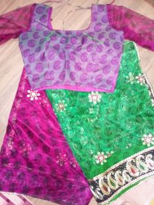 Complete Set: Saree Blouse Petticoat Bra Panty