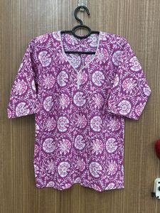 Floral Print Kurta