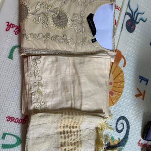 Party Wear Dress Top Bottom Dupatta Set XL