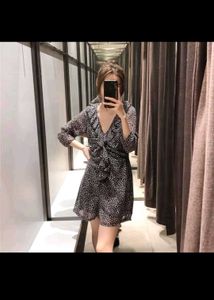 ZARA Floral Poppy Ruffle Jumpsuit Romper Shorts