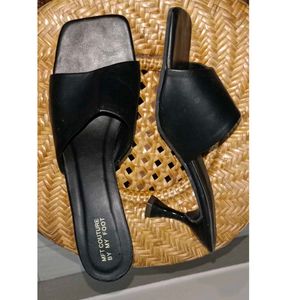 Black Mule Heels