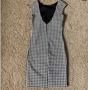 ZARA Chic Houndstooth Dress
