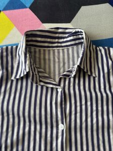 Striped Long Sleeve Button Down