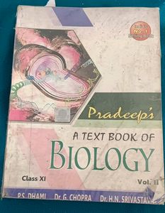 Pradeep Biology Class 11