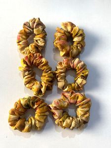 Silk Scrunchies - Set of 6