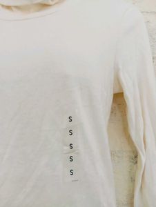 High neck Crop Sweater