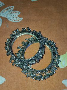 Oxidized Silver Bangles