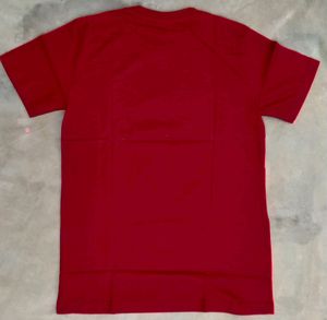 Brand New Cotton Bike Printed Red Mens Tshirts