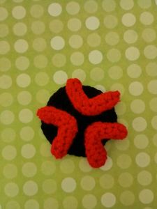 Crochet Angry Emoji Patch