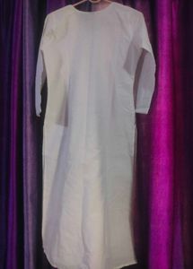 Cotton White Kurti
