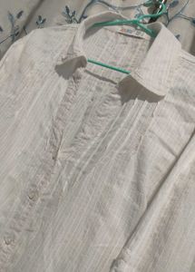 Denim Co. Over Size Shirt