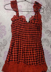 Black And Red Top