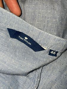 Tom Tailor Light Blue Cotton Shirt Top