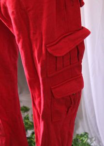 Red Cargo Pants