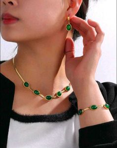 18K Gold Plated 3 Pc Waterproof Jewellery Set