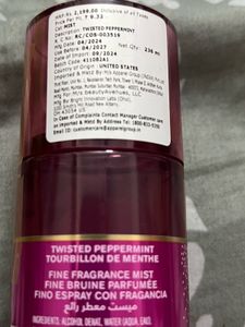 SALE: BBW Twisted Peppermint Mist
