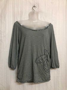 Max Studio Black &amp; White Stylish Top