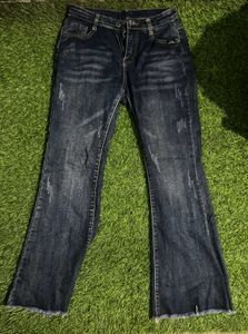 Bootcut Jeans - Dark Wash Denim