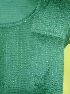 Leaf Green Stretchable Blouse