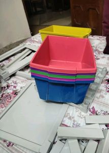 DOWAN 6 Layer Plastic Modular Drawer Organizer