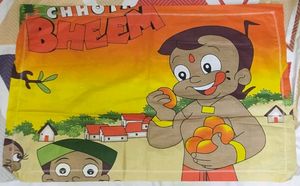 Chota Bheem 2 Set Single Bed Bedsheet With Covers