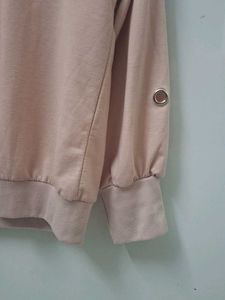 Pink Graphic Print Sweatshirt