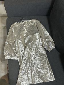 Silver Dress. Not Too Loose . Retro Parties.