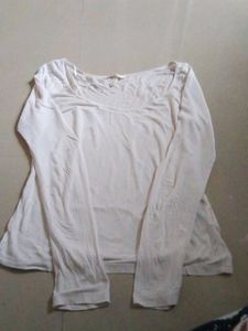 White Long Sleeve Top
