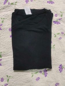 Black Half Tshirt