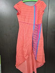 Biba High Low Pattern Kurta
