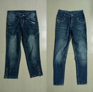 Combo Of Denim Jeans & Capri (Female)