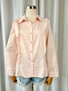 🪔24Hrs DIWALI SALE🪔Pink Ruffle Blouse