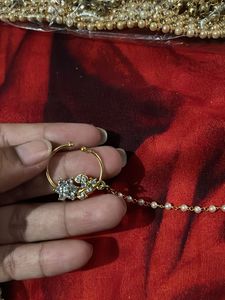 Nose Ring with Chain