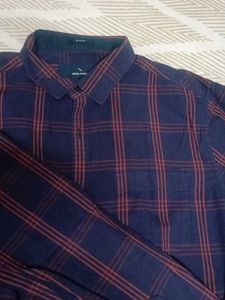 Men&#39;s Blue Plaid Shirt