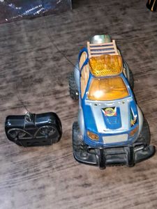 🆕 Vintage RC Truck - Blue &amp; Silver
