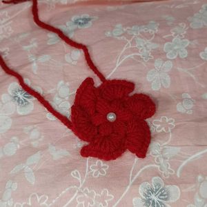Crochet Flower Rakhi