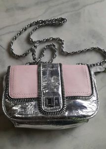 silver and pastel mini party bag