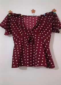 Polka Dot Top